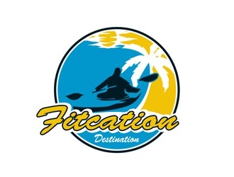 Fitcation Destination logo design by bougalla005