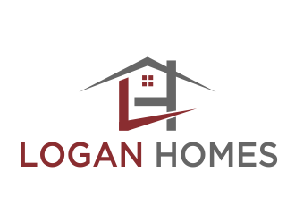 LOGAN HOMES logo design by afra_art