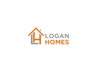 LOGAN HOMES logo design by bricton