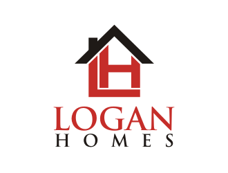 LOGAN HOMES logo design by iltizam