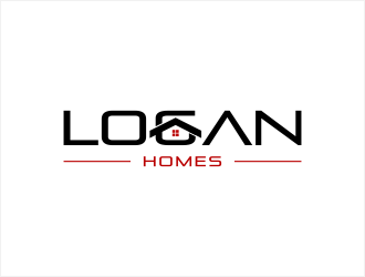 LOGAN HOMES logo design by Nadhira