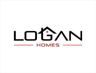LOGAN HOMES logo design by Nadhira