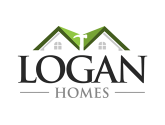 LOGAN HOMES logo design by kunejo