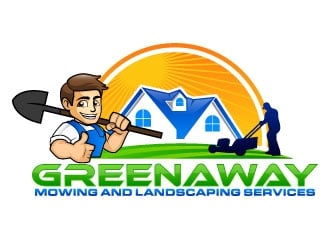 Greenaway - Mowing and Landscaping Services  logo design by daywalker