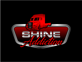 SHINE ADDICTION logo design by Girly