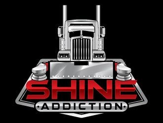 SHINE ADDICTION logo design by Suvendu
