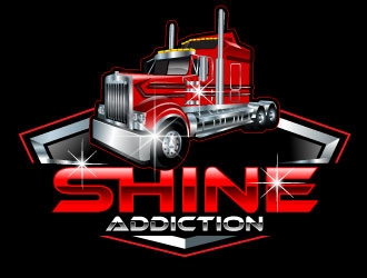 SHINE ADDICTION logo design by uttam