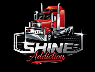 SHINE ADDICTION logo design by shere