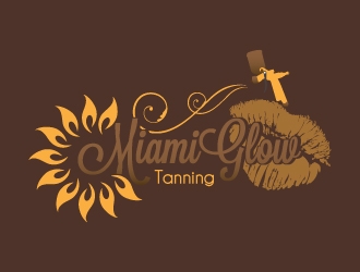 Miami Glow Tanning  logo design by karjen