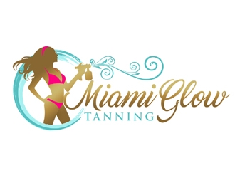 Miami Glow Tanning  logo design by ingepro