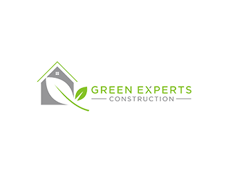 Green Experts Construction logo design by checx