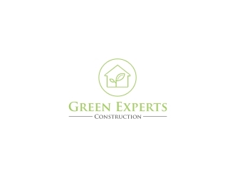 Green Experts Construction logo design by narnia