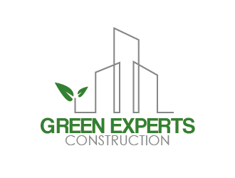 Green Experts Construction logo design by czars