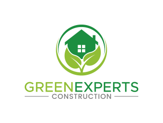 Green Experts Construction logo design by lexipej