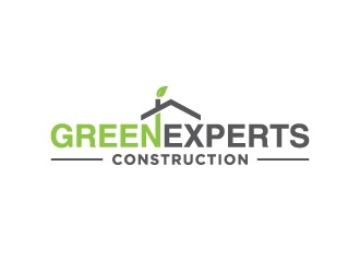 Green Experts Construction logo design by labo