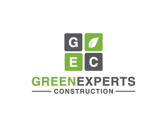 Green Experts Construction logo design by labo