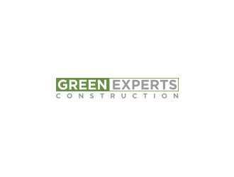 Green Experts Construction logo design by bricton