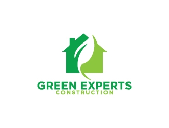 Green Experts Construction logo design by dhika
