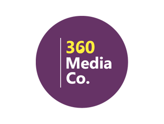 360 Media Co. logo design by ryan_taufik