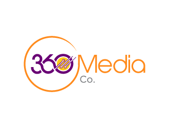 360 Media Co. logo design by Andri