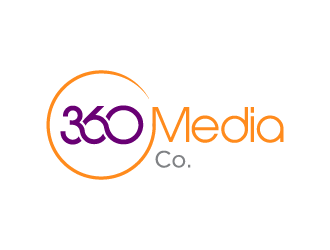 360 Media Co. logo design by Andri