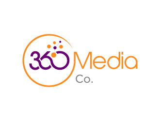 360 Media Co. logo design by Andri