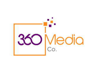 360 Media Co. logo design by Andri