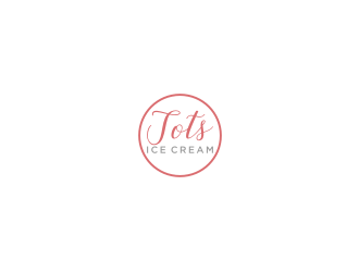 TOTS Ice Cream  logo design by bricton
