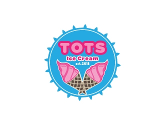 TOTS Ice Cream  logo design by dhika