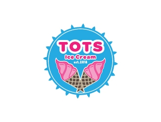 TOTS Ice Cream  logo design by dhika