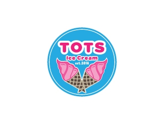 TOTS Ice Cream  logo design by dhika