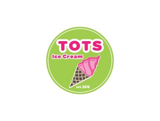 TOTS Ice Cream  logo design by dhika