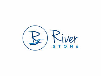 River Stone logo design by ammad