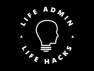 Life Admin Life Hacks logo design by Coolwanz