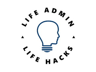 Life Admin Life Hacks logo design by Coolwanz