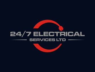 24/7 Electrical Services LTD logo design by haidar