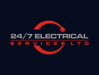 24/7 Electrical Services LTD logo design by haidar