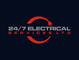 24/7 Electrical Services LTD logo design by haidar