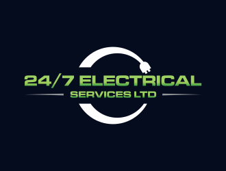 24/7 Electrical Services LTD logo design by haidar