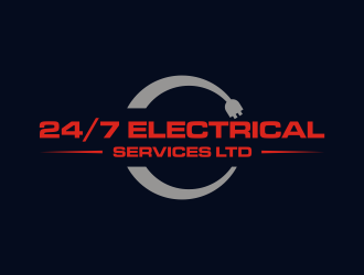 24/7 Electrical Services LTD logo design by haidar