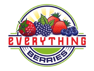 Everything Berries logo design by MAXR