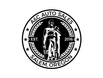 A&C Auto Sales logo design by MarkindDesign