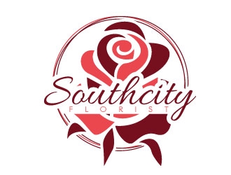 Southcity Florist logo design by Gaze