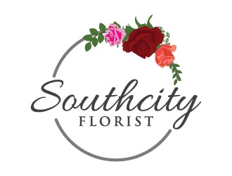 Southcity Florist logo design by RGBART