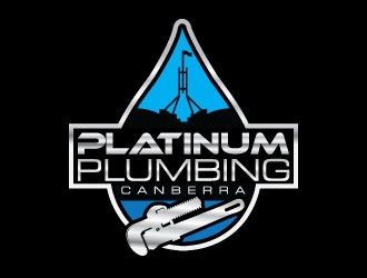 Platinum Plumbing Canberra logo design by Gaze