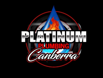 Platinum Plumbing Canberra logo design by Kanenas