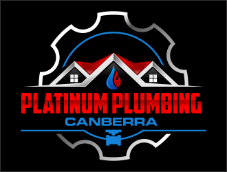 Platinum Plumbing Canberra logo design by ingepro