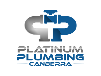 Platinum Plumbing Canberra logo design by ingepro