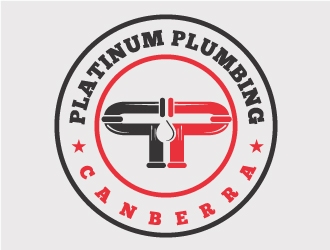 Platinum Plumbing Canberra logo design by Suvendu