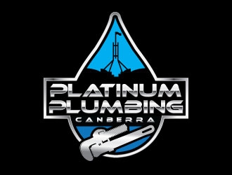 Platinum Plumbing Canberra logo design by Gaze